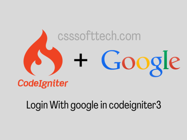 How to use google to sign in into php codeigniter 3 ?